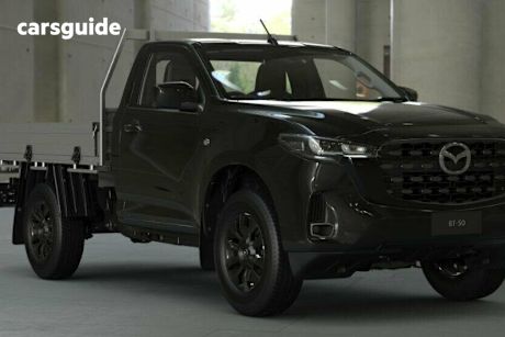 Black 2025 Mazda BT-50 Freestyle Cab Chassis Xt (4X2)