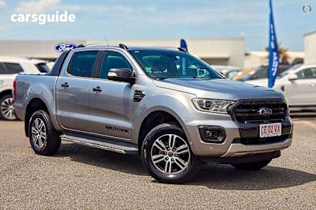 Silver 2020 Ford Ranger Double Cab Pick Up Wildtrak 2.0 (4X4)
