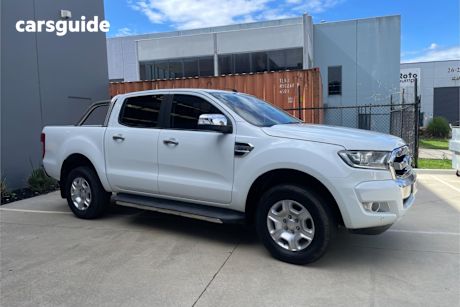 White 2018 Ford Ranger Ute Tray XLT