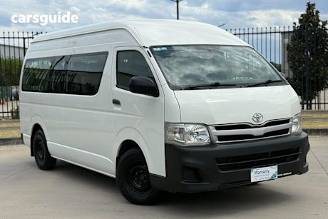 White 2013 Toyota HiAce OtherCar COMMUTER KDH223R