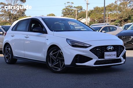 White 2024 Hyundai I30 Hatchback N Line Mhev