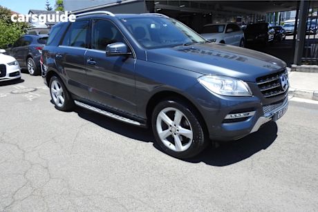 Grey 2015 Mercedes-Benz ML250 Wagon Cdi Bluetec (4X4)
