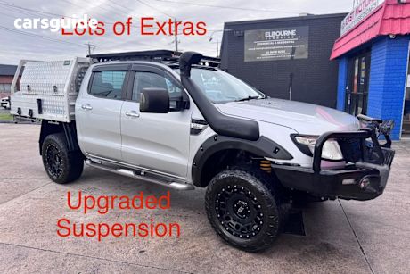 Silver 2015 Ford Ranger Dual Cab Utility Xlt 3.2 (4X4)
