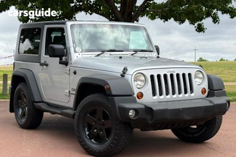 Silver 2009 Jeep Wrangler Softtop Sport (4X4)