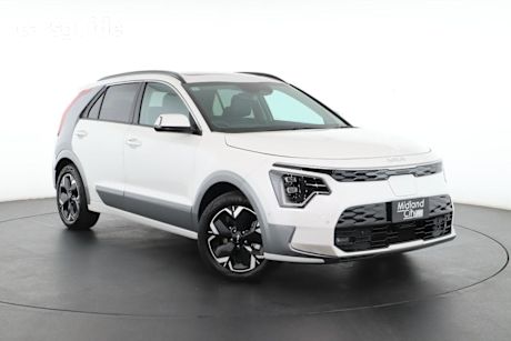 White 2023 Kia Niro Wagon Ev Gt-Line Black C Pillar