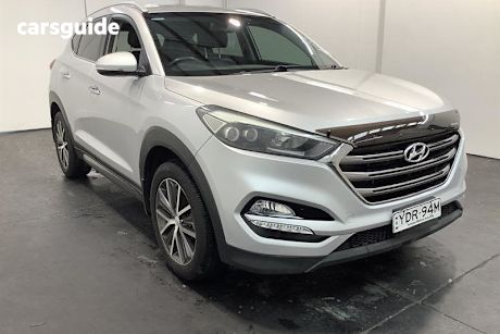 Silver 2016 Hyundai Tucson Wagon Elite (Fwd)