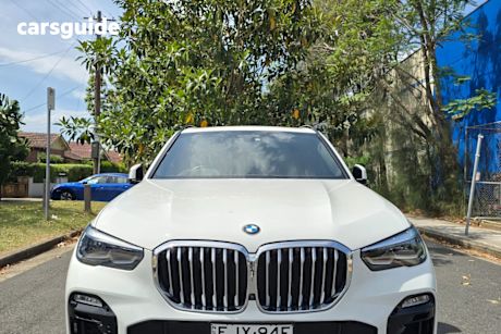 White 2019 BMW X5 Wagon Xdrive 30D M Sport (5 Seat)