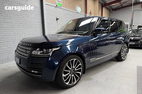 Blue 2013 Land Rover Range Rover Wagon Autobiography Sdv8