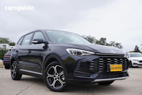 Black 2024 MG ZS Wagon Excite Hybrid+