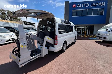 White 2007 Toyota HiAce Commercial VAN 4D WELCAB