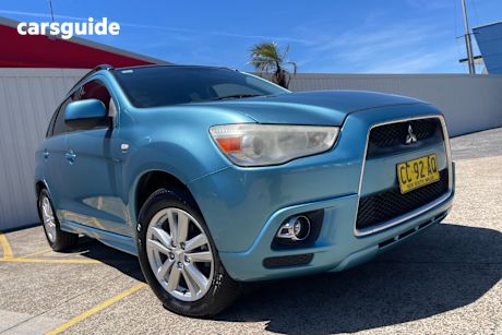 Blue 2010 Mitsubishi ASX Wagon Aspire (4Wd)