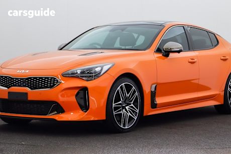 Orange 2021 Kia Stinger Sedan Gt (Black Leather)