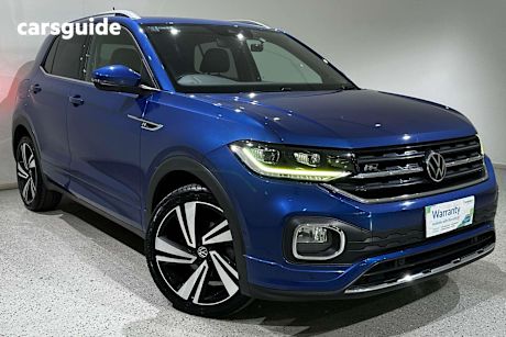 Blue 2021 Volkswagen T-Cross Wagon 85Tsi Style