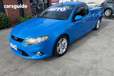 Blue 2010 Ford Falcon Ute Ute Tray XR6 R