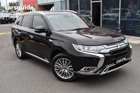 Black 2020 Mitsubishi Outlander Wagon Phev (Hybrid) Exceed