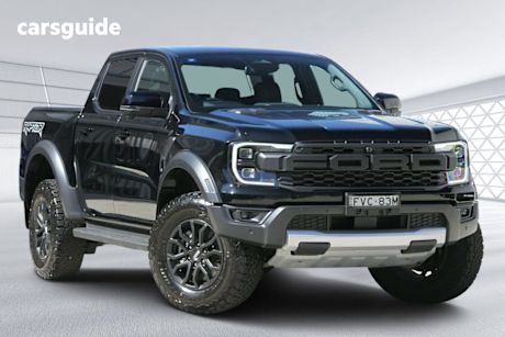 Black 2025 Ford Ranger Double Cab Pick Up Raptor 3.0 (4X4)