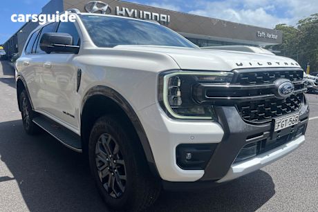 White 2024 Ford Everest Wagon Wildtrak Special Edition (4Wd)