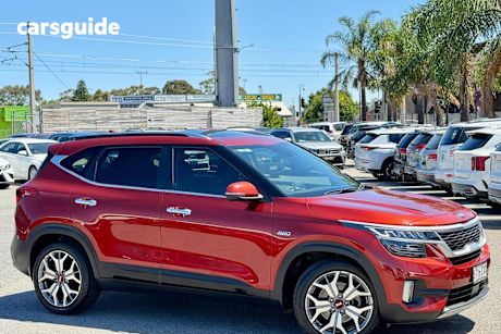 Orange 2019 Kia Seltos Wagon Gt Line (Awd)