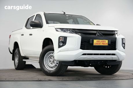 White 2021 Mitsubishi Triton Double Cab Pick Up Glx Adas (4X2)