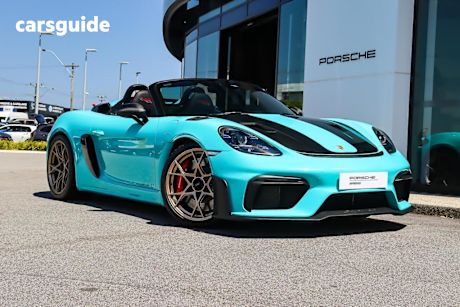 Grey 2024 Porsche 718 Convertible Spyder Rs