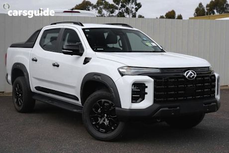 White 2025 LDV T60 Double Cab Utility Max Plus (4X4)