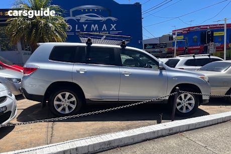 Silver 2013 Toyota Kluger Wagon Kx-R (Fwd) 7 Seat