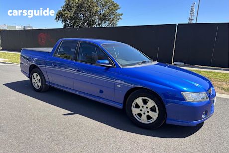 Blue 2005 Holden Crewman Crew Cab Utility S