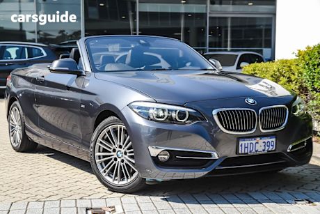 Grey 2018 BMW 220I Convertible Luxury Line