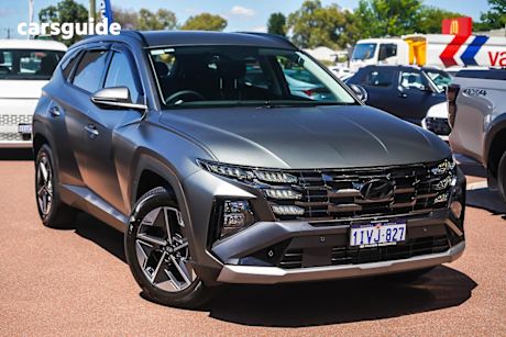 Green 2025 Hyundai Tucson Wagon Elite Hybrid (Awd)