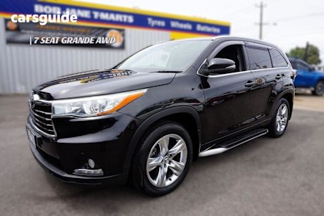 Black 2016 Toyota Kluger Wagon Grande (4X4)