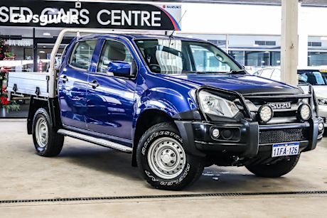 Blue 2019 Isuzu D-MAX Crew Cab Chassis Sx (4X4)