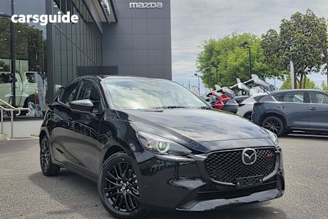 Black 2025 Mazda Mazda2 Hatchback G15 Evolve