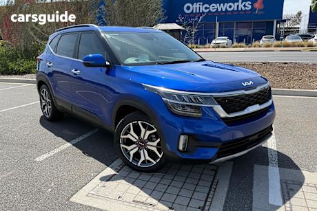 Blue 2022 Kia Seltos Wagon Gt Line (Fwd) Limited Edition