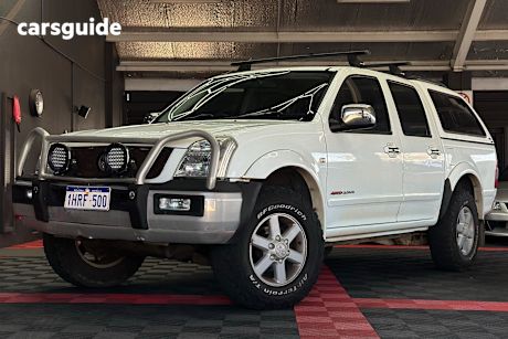 White 2005 Holden Rodeo Crew Cab Pickup Lt (4X4)