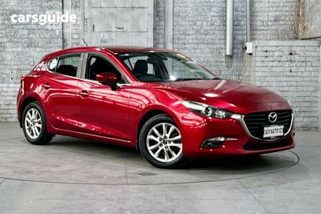 Red 2018 Mazda 3 Hatchback Maxx Sport