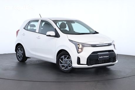 White 2025 Kia Picanto Hatchback Sport (Pe2)