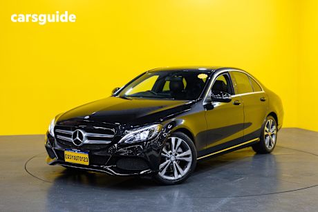 Black 2016 Mercedes-Benz C200 Sedan D
