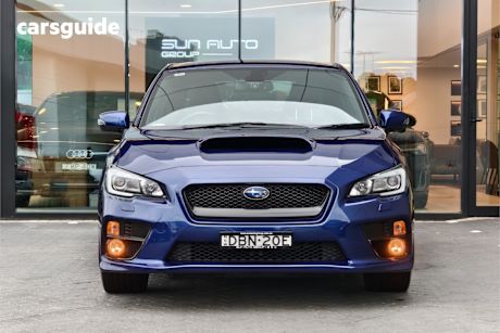 Blue 2015 Subaru WRX Sedan Premium (Awd)