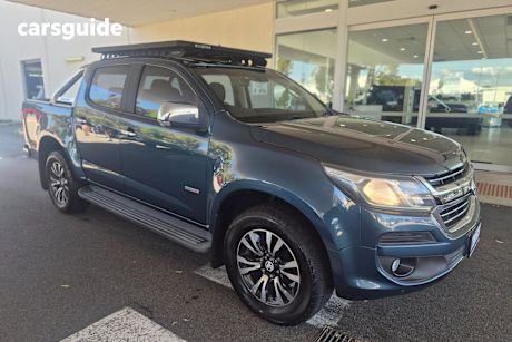 Blue 2017 Holden Colorado Crew Cab Pickup Ltz (4X4)