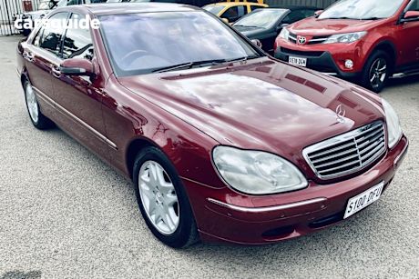 Burgundy 2001 Mercedes-Benz S430 Sedan