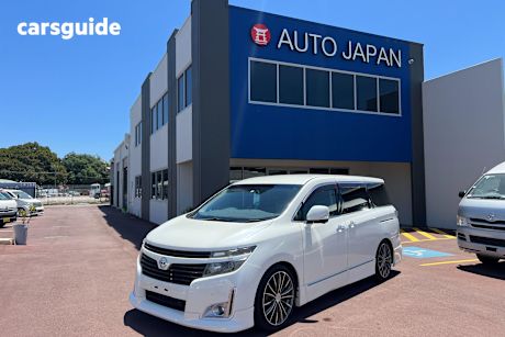 White 2010 Nissan Elgrand SUV LUXURY 7 SEATER 350 HWS