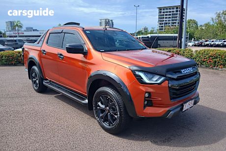 Orange 2023 Isuzu D-MAX Crew Cab Utility X-Terrain (4X4)