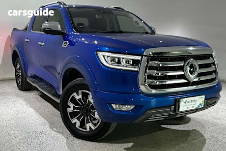 Blue 2021 GWM UTE Dual Cab Utility Cannon-X (4X4)