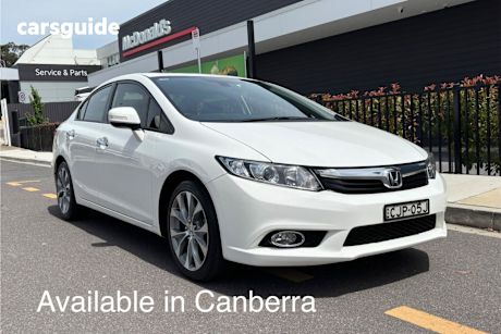 White 2012 Honda Civic Sedan Sport