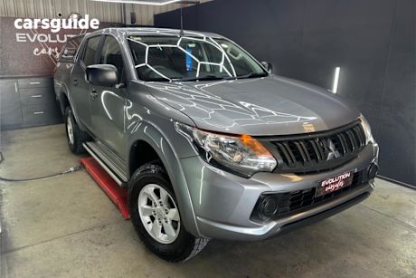 Grey 2018 Mitsubishi Triton Dual Cab Utility Glx Plus (4X4)
