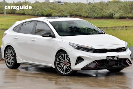 White 2021 Kia Cerato Hatchback Gt