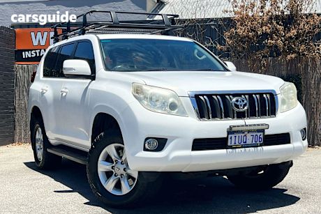 White 2012 Toyota Landcruiser Prado SUV GXL 4X4