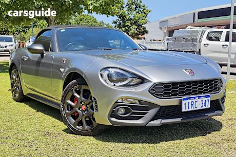 Grey 2017 Abarth 124 Roadster Spider
