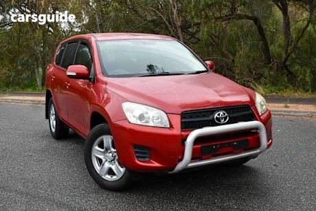 Red 2010 Toyota RAV4 Wagon Cv (4X4)