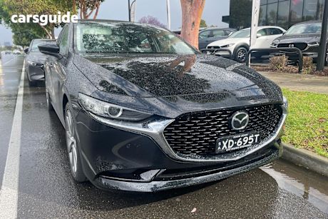 Black 2025 Mazda 3 Sedan G25 Gt Vision